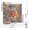 Diamond Painting -DIY Round Drill Cartoon Judy Riding Nick