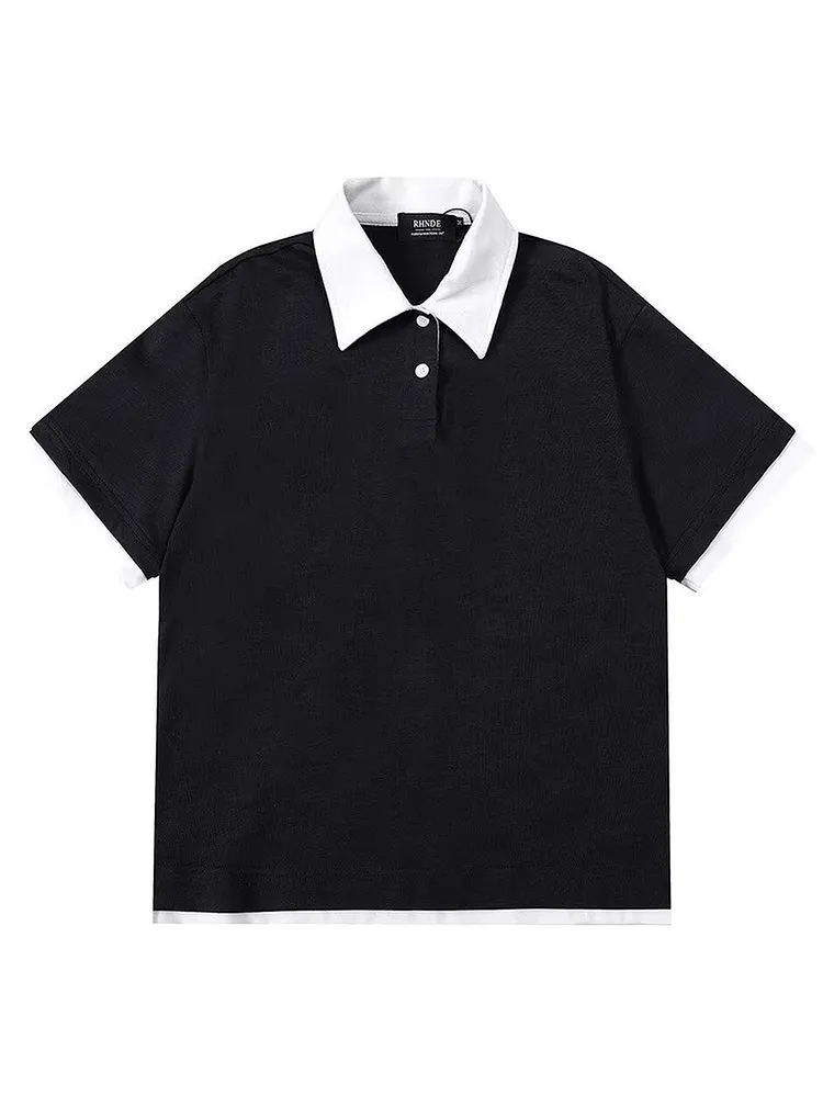 Oversized Knit Shirt for Men Short Sleeve Top
