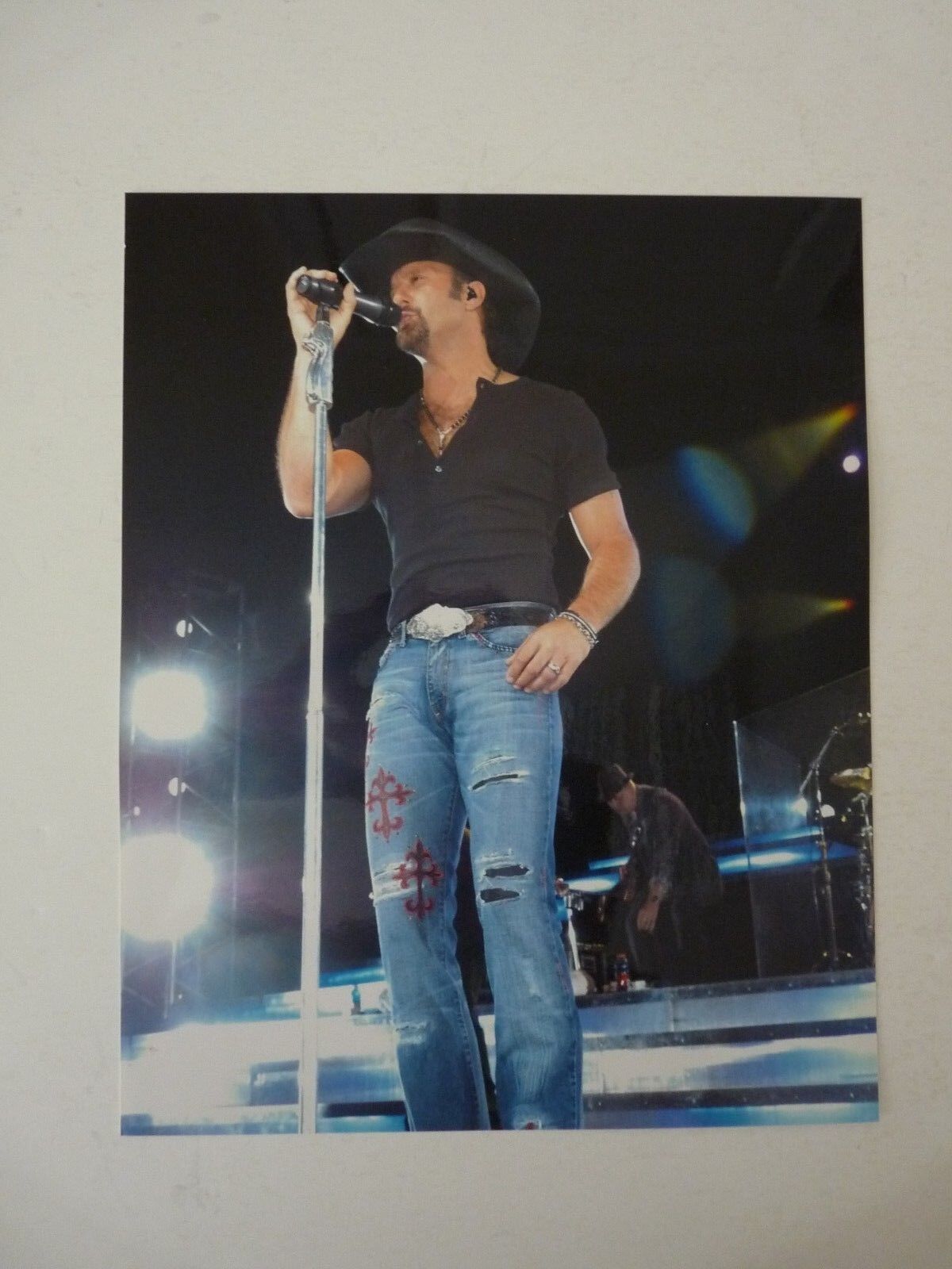 Tim McGraw Country Music Color 8x10 Photo Poster painting Promo Picture #2