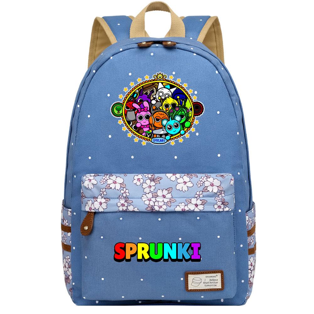 Mayoulove Sprunki Kids Backpack Ergonomic Design Lightweight For School Adventures-Mayoulove