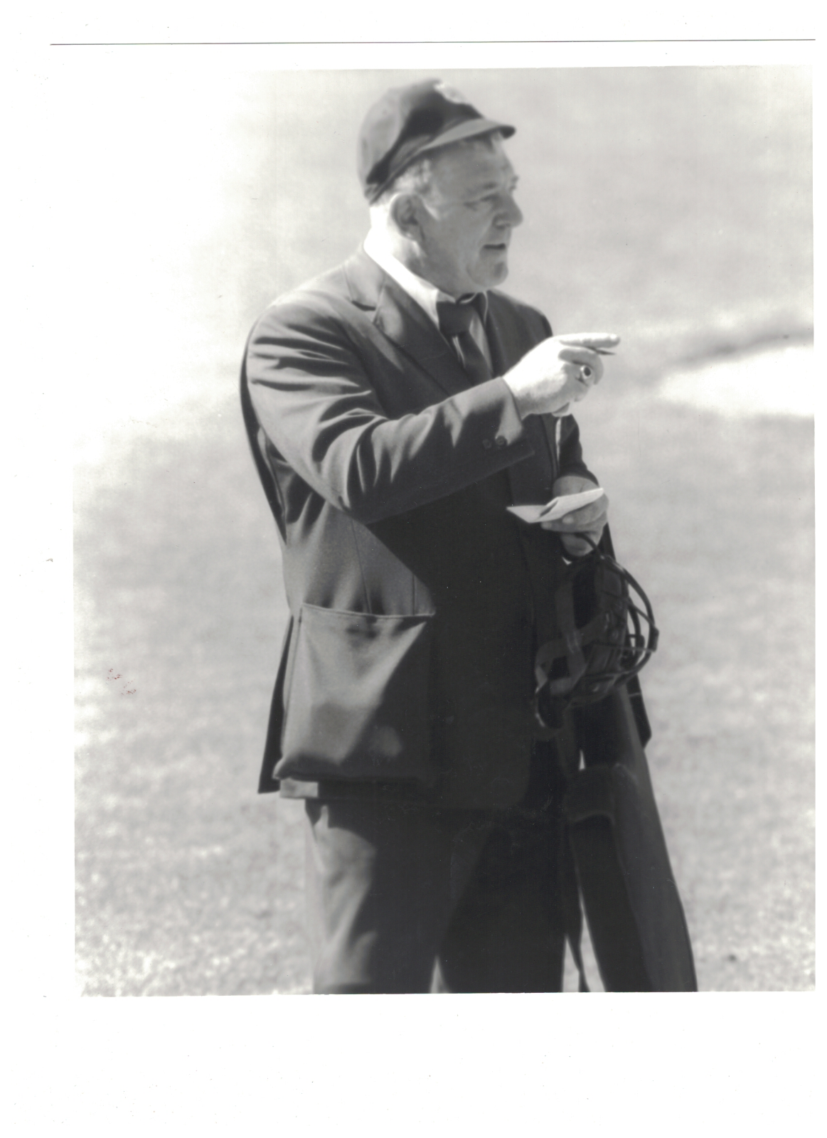 Frank Umont MLB Umpire 8x10 Vintage Baseball Photo Poster painting RH2