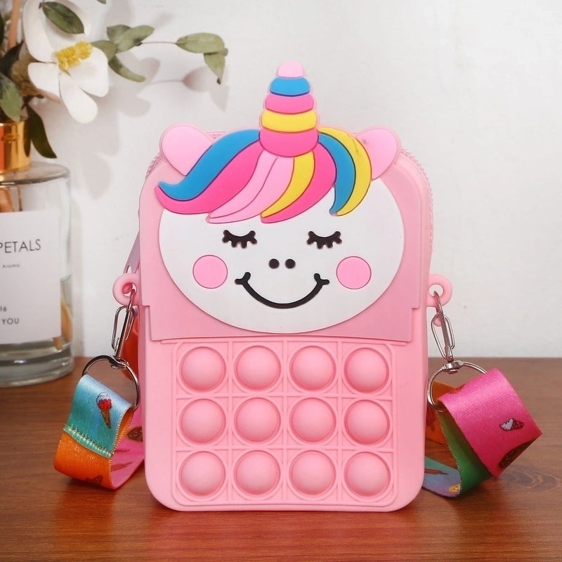 Kid’s  Silica Gel Zipper Kids Wallets