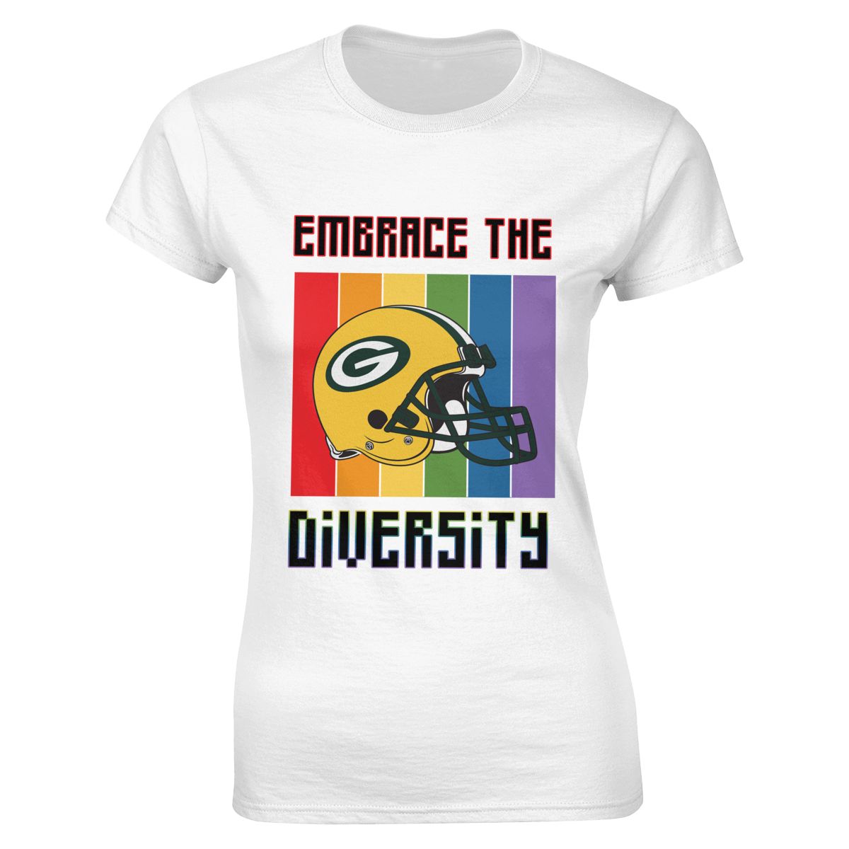Green Bay Packers Embrace The Diversity Women's Classic-Fit T-Shirt