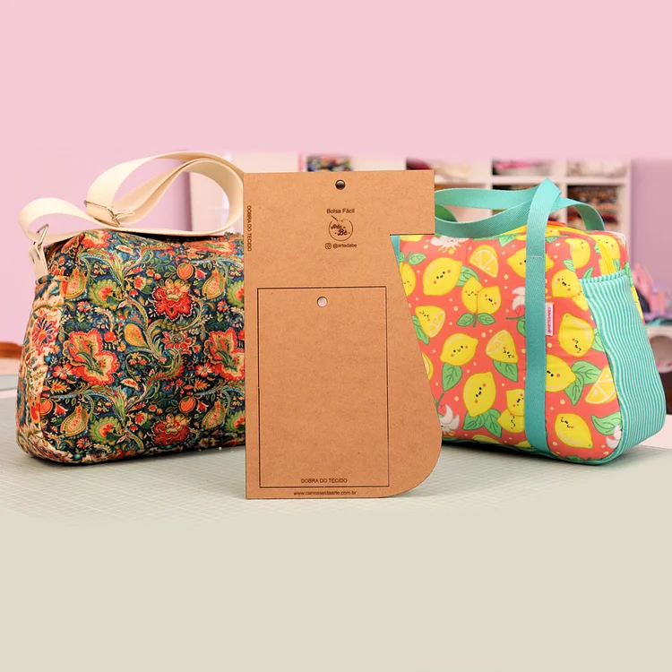 DIY Large Capacity Boston Bag Template Set - With Instructions
