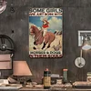 A Girl Riding A Horse - Vintage Metal Signs(8*12Inch) - Cowboy