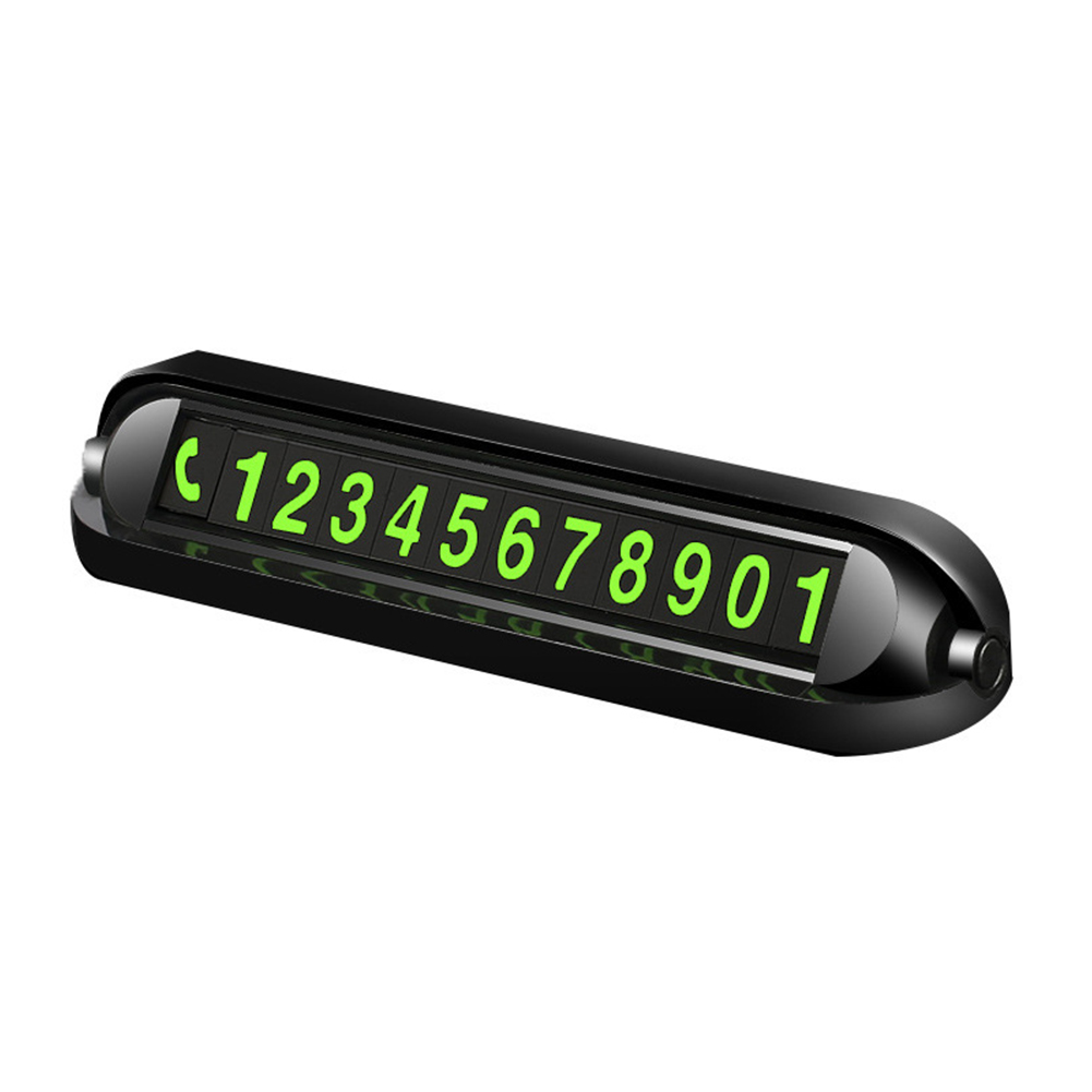 

Luminous Car Temporary Parking Phone Number Card Sticker with Aromatherapy, 501 Original