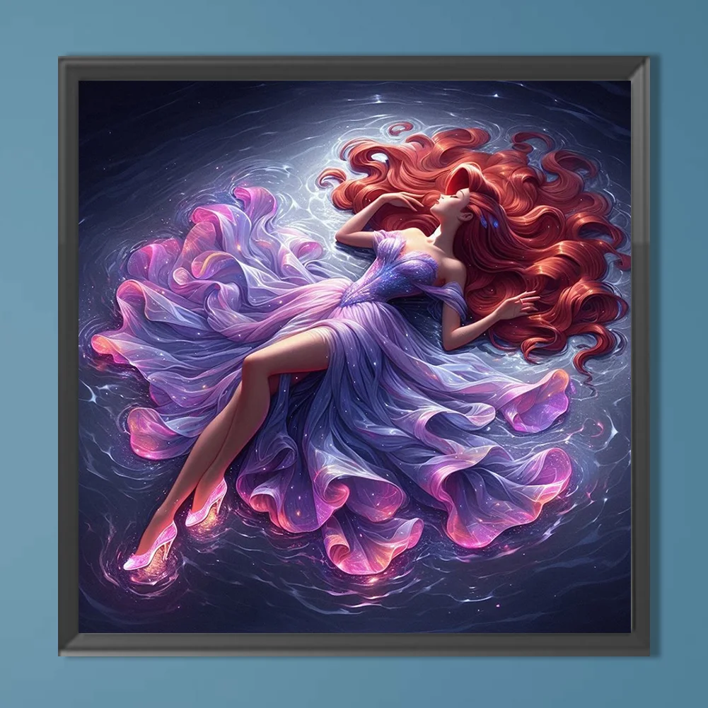 Diamond Painting - Full Round Drill - Mermaid(Canvas|40*40cm)