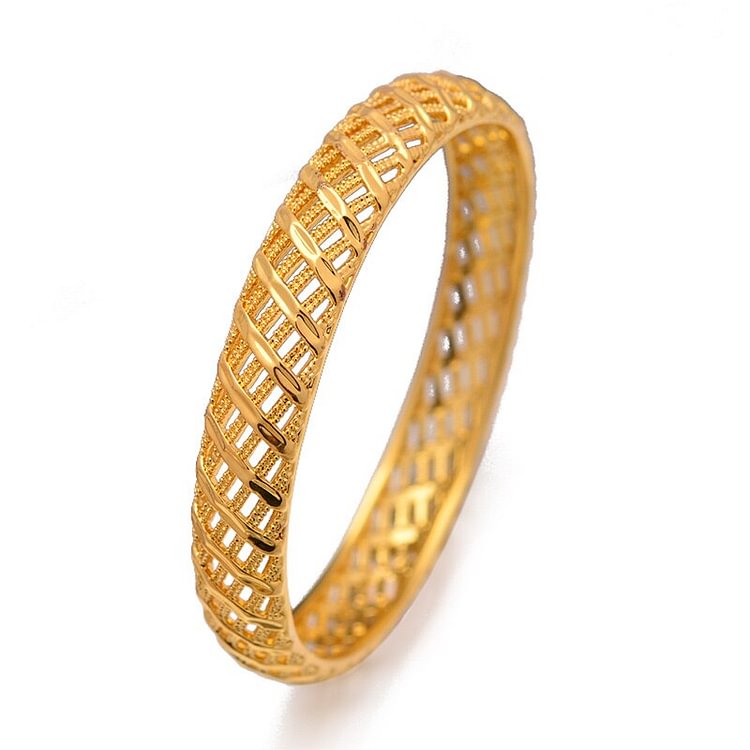 Arab Dubai Baby bangles For Girls boys child gold Color bracelet