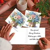 (US Local)8Pcs Butterfly Diamond Painting Greeting Card Diamond Drawing Card for Friends