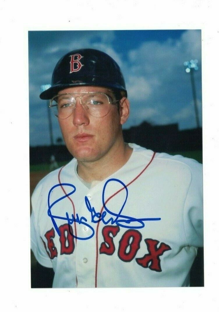 Rich Gedman Boston Red Sox Signed 4x6 Photo Poster painting W/Our COA