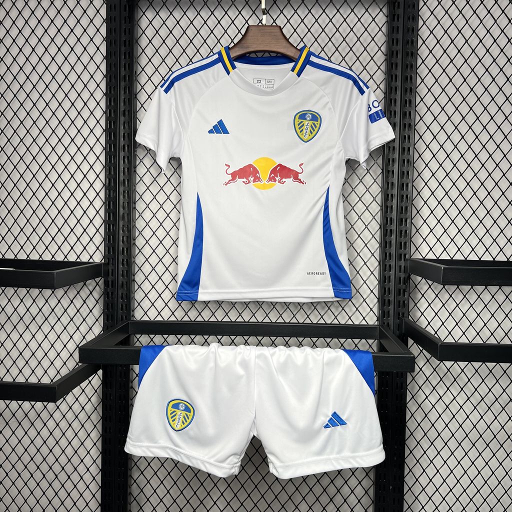 Leeds United 24-25 Home Stadium Kids Kit