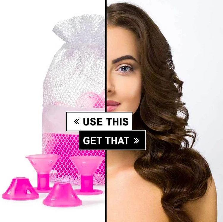 No heat Silicon Hair Curlers