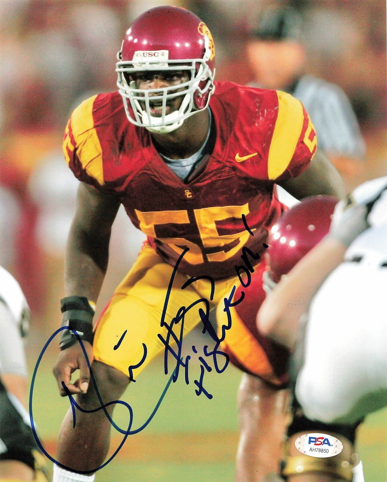 Keith Rivers signed 8x10 Photo Poster painting PSA/DNA USC Trojans Autographed