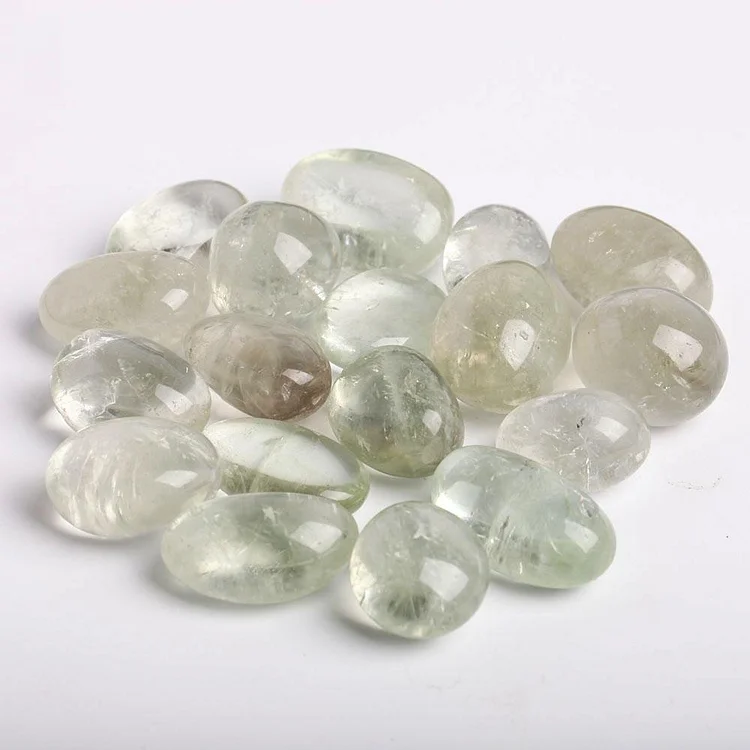 0.1kg Green Quartz Crystal bulk tumbled stone