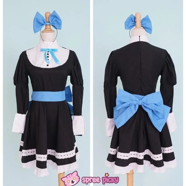 Panty & Stocking Black Maid Dress Cosplay Costume SP151649
