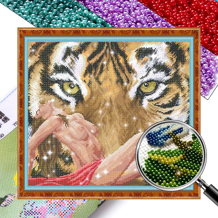 Animal - 9CT Bead Embroidery Cross Stitch(Full Embroidery)