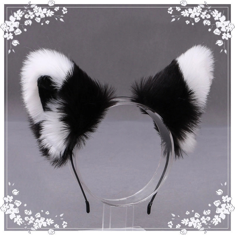 Cartoon Style Animal Plush Metal Hair Band