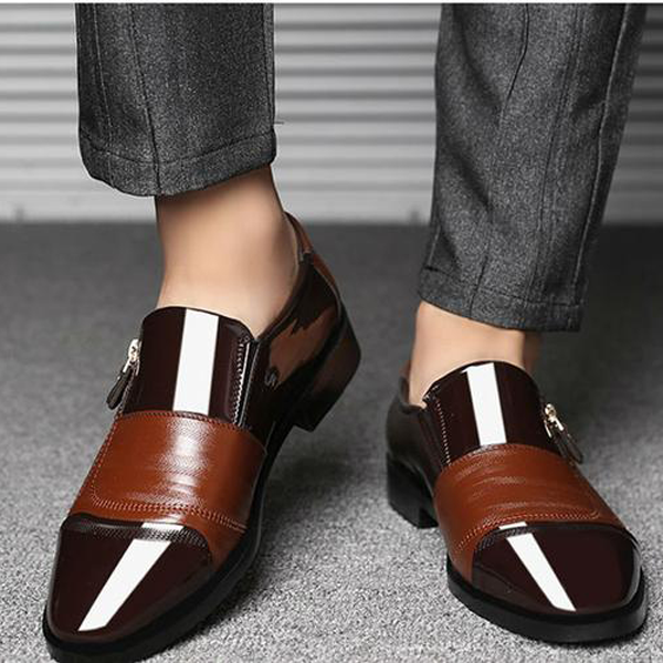 Men's leather shoes business dress casual Pointed oxford