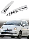 1 Pair Front Bumper Upper Grill Moulding Trim for FIAT 500 312 LOUNGE 2016-2020
