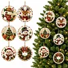 6pcs DIY Pearl Diamond Painting Christmas Tree Hanging Ornaments
