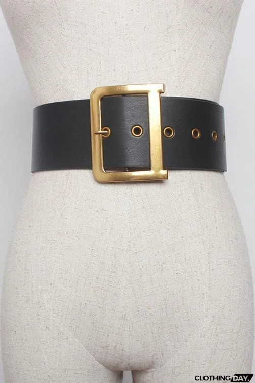 Square Pin Buckle Belt