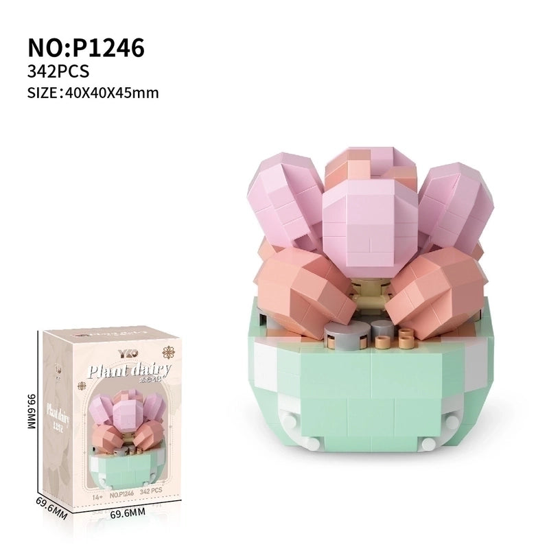 Building Toys Flower Plastic Toys