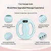 Electric Body Fascia Ring Vibration Body Shaping Massager Rechargeable 4-Sided Massager Head Fascia Ring Multifunctional Handheld Muscle Fascias Gun Deep Tissue Massage Device