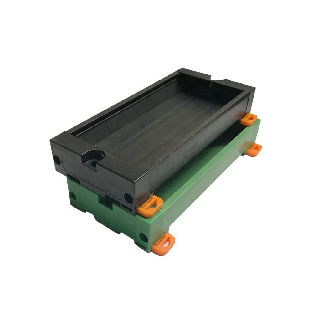 Plastic PDM50/60/72/80mm PLC Terminal Block Din Rail Mount PCB Holder Housing Relay PCB Board Mounting Carrier Base