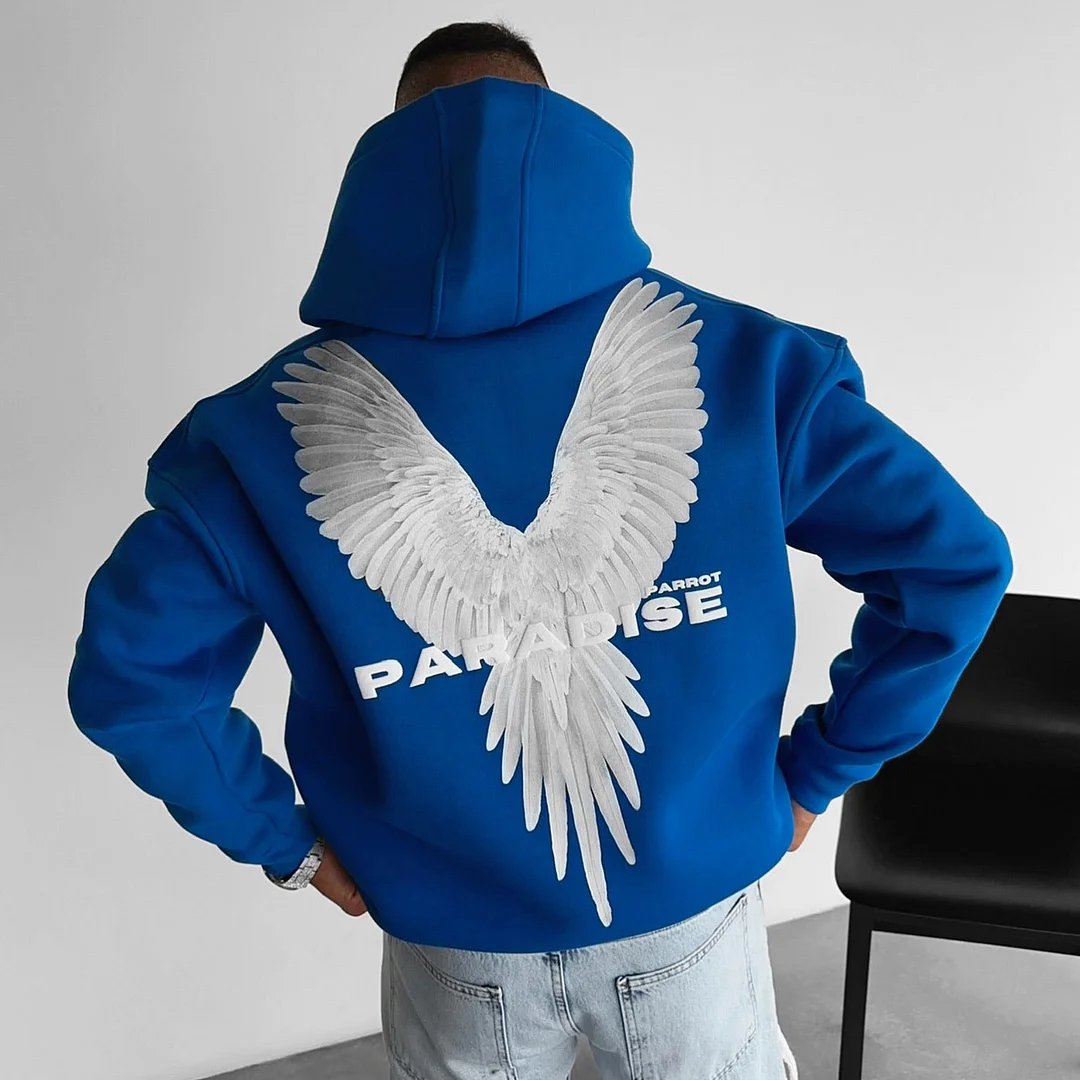 Oversize Parrot Hoodie