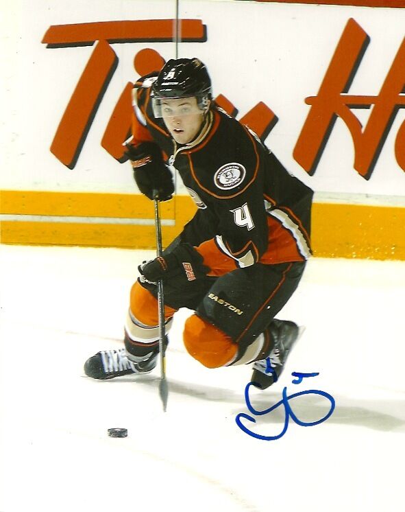 Anaheim Ducks Cam Fowler Signed Autographed 8x10 Photo Poster painting COA FOUR