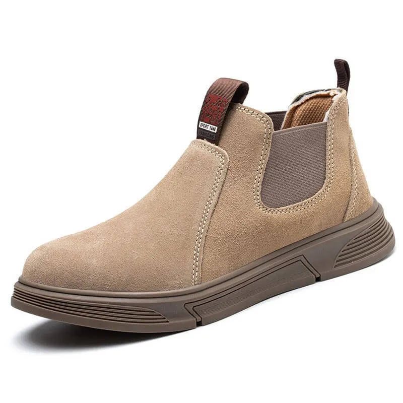 WOLVERINE Rancher Herren-Arbeitsstiefel – Westernstil, Weicher Zehenbereich, Rutschfeste Sohle
