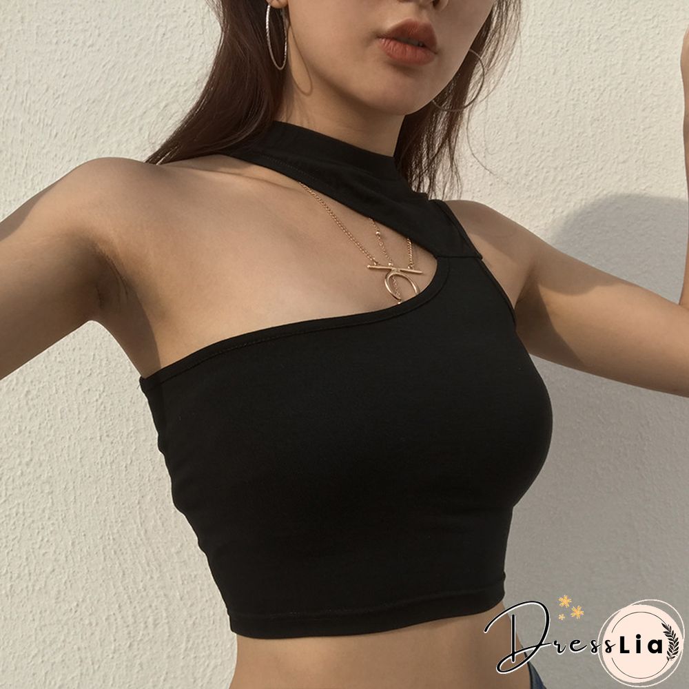Summer Sleeveless Sexy Women Girls Vest Crop Top Shirt Blouse Casual Slim Black Tanks Hot