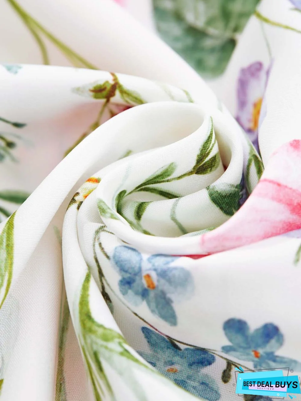 Casual Floral Short Sleeve Blouse