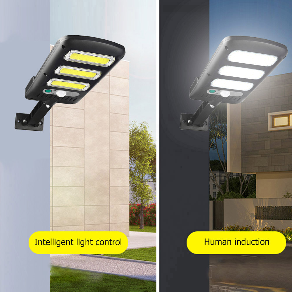 

Outdoor Solar Motion Sensor Wall Light Waterproof Garden Yard Street Lamp, 60cob+remote control, 501 Original