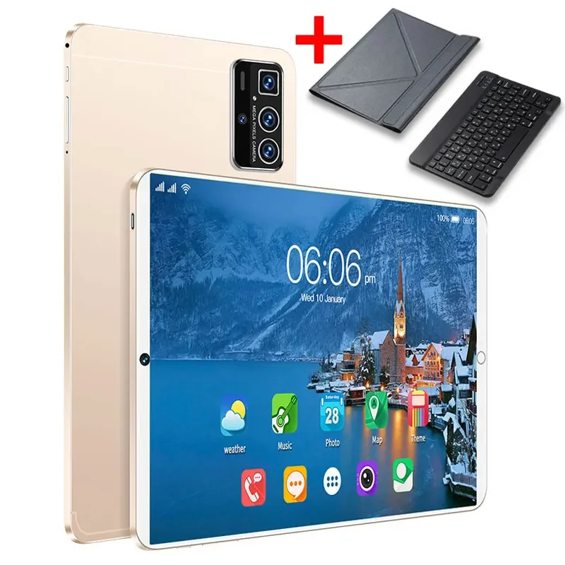 Nueva tableta Android Pro 14 de 10.1 pulgadas  16GB + 1TB, compatible con 5G Dual SIM o Wi-Fi.