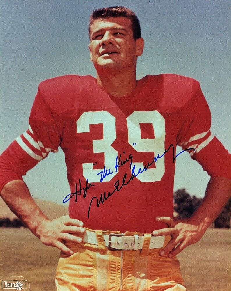 Hugh McElhenny Signed - Autographed San Francisco 49ers 8x10 inch Photo Poster painting