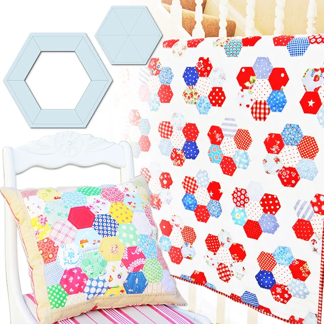 Gorgeous Quilted Hexagons Template