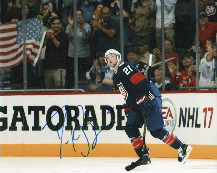 Team USA United States Derek Stepan Signed Autographed 8x10 Photo Poster painting COA B