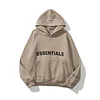 Authenticity Guaranteed Essentials Hoodie Sweatshirt Reflective Letter Print Sweatshirt