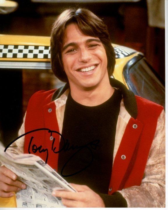 TONY DANZA Signed Autographed TAXI TONY BANTA Photo Poster painting