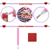 Noble lady sp&eacute;ciale en forme de 5d bricolage partiel pour peinture diamant&eacute;e pour adultes d&eacute;butants d&eacute;coration int&eacute;rieure peintures diamants art de pierres pr&eacute;cieuses 11,81x15,75 pouces