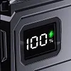 COB SMD USB Charging Hat Clip Light LED Keychain Flashlight Rotatable Work Light