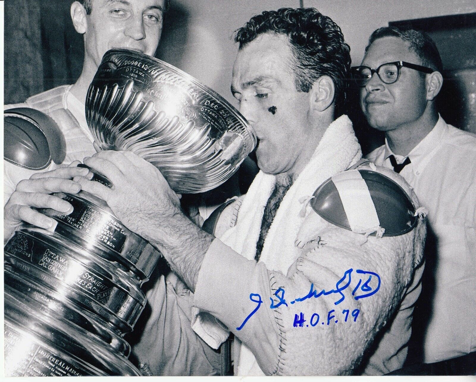 Henri Richard #21 8x10 Photo Poster painting Signed Montreal Canadiens 033119