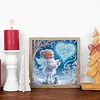 Snow Girl - Diamond Painting - Partial Special Shaped Drill(Canvas|30*30cm)