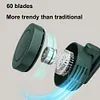 Mini Clip Fan Hanging Waist Neck Fan Girl Electric Air Cooling Fan 900mah USB Le