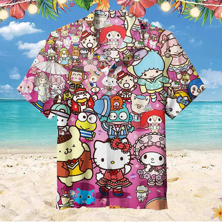 Hello Kitty | Unisex Hawaiian Shirt