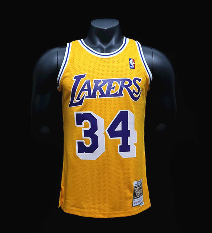 Maillot Los Angeles Lakers O'NEAL34 NBA Basket Maillot De Fou, site maillot de foot pas cher