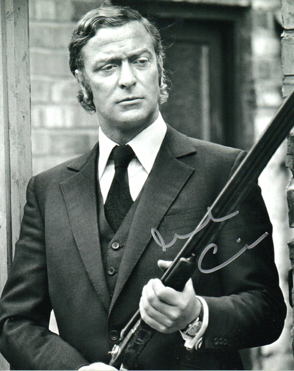 Michael Caine Signed 10x8 Photo Poster painting Film Star Autograph