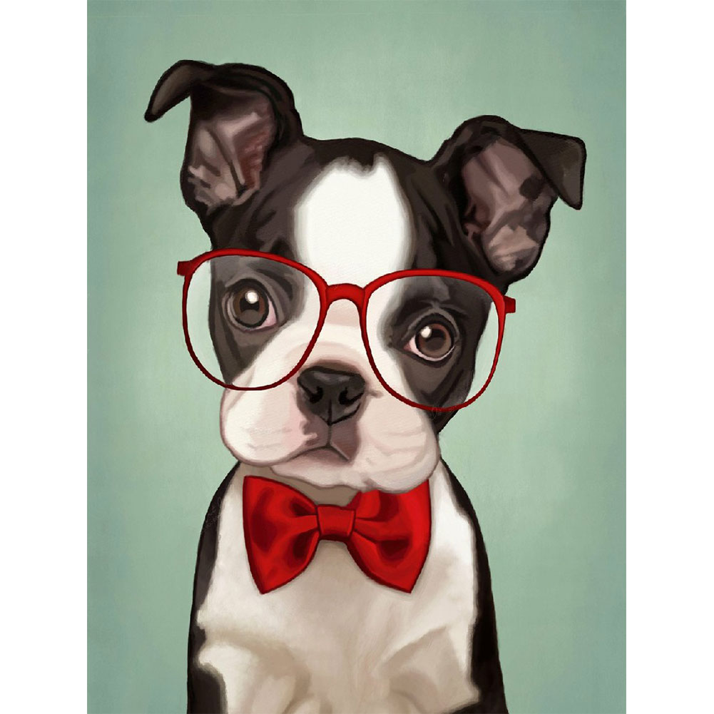 

Bulldog Dog - Round Drill Diamond Painting - 30*40CM, 501 Original