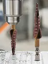 M35 HSS-Co Cobalt Step Drill Bit 3-13mm 1/4 Inch Hex Spiral Groove Ladder Drill